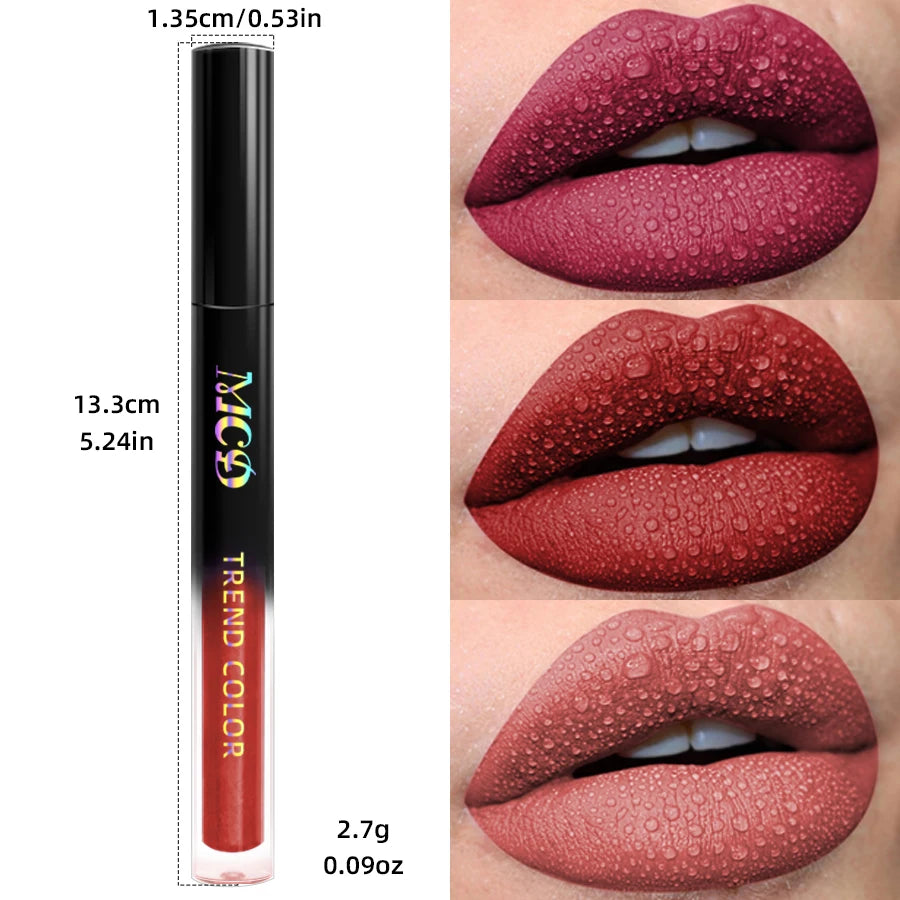 Labial Líquido Velvet Mate Permanente (19 Tonos) · Voploo