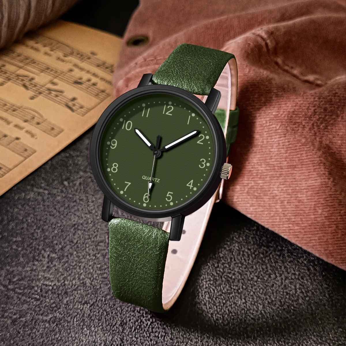 Reloj vintage verde
